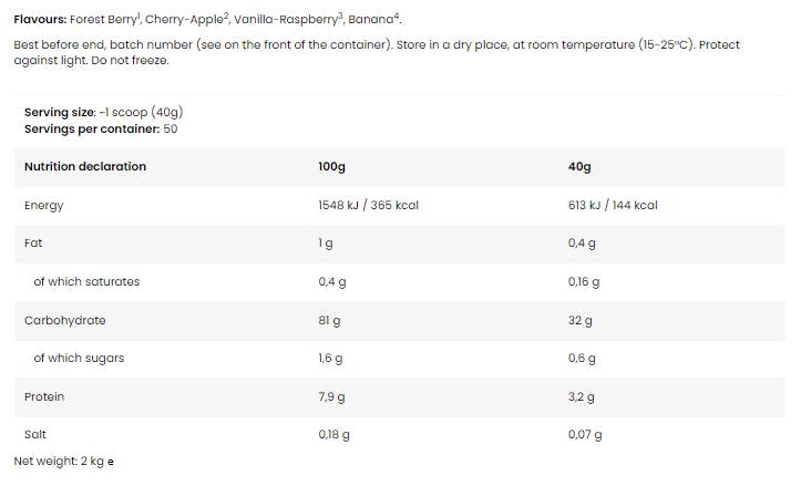 Anabolic Cream of Rice | Low Sugar Delicious Carb Meal - 2000 grams - Nutra Best Europe