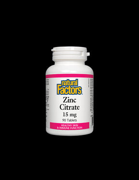 Zinc Citrate 15 mg - 90 Tablets - Nutra Best Europe