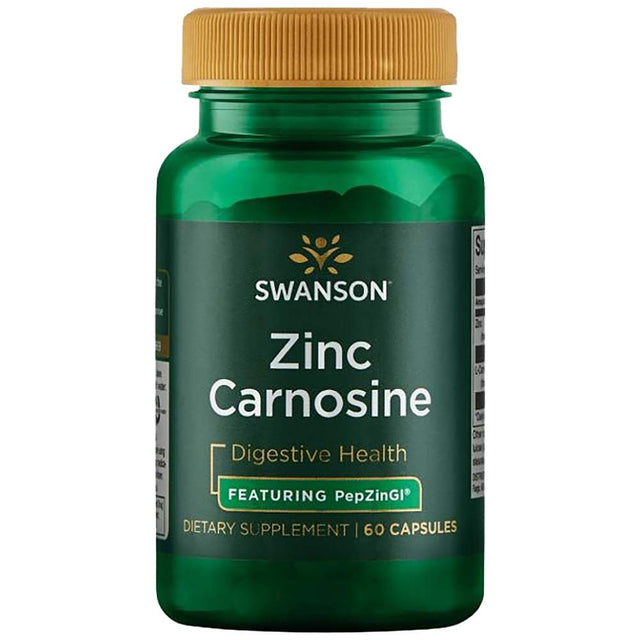 Ultra Zinc Carnosine (PepZin GI) 37.5 mg 60 capsules - Nutra Best Europe