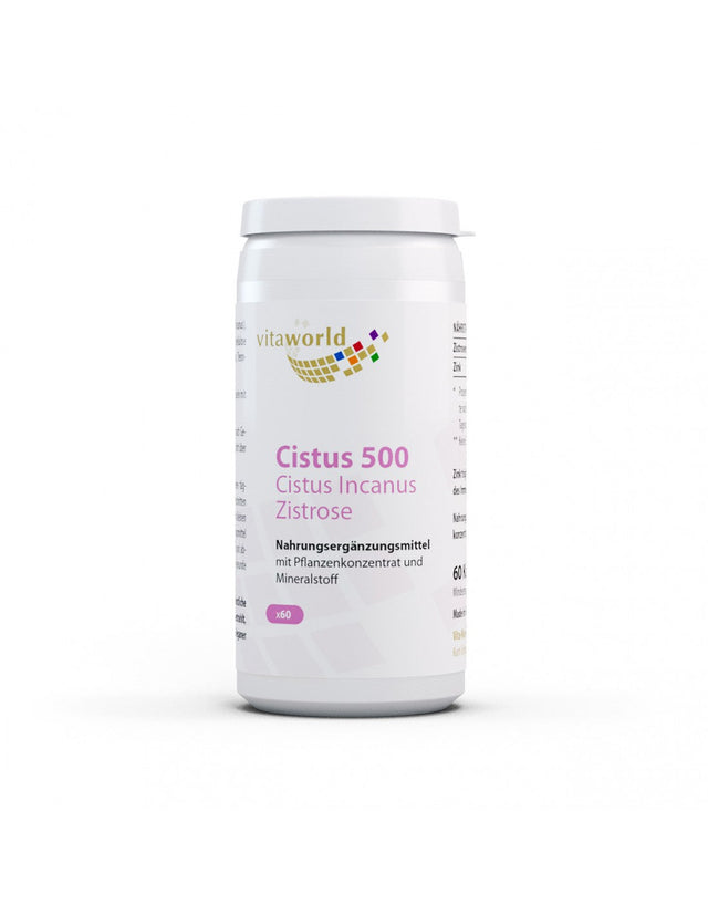 Cistus / Cistus 500 mg, 60 capsules - Nutra Best Europe