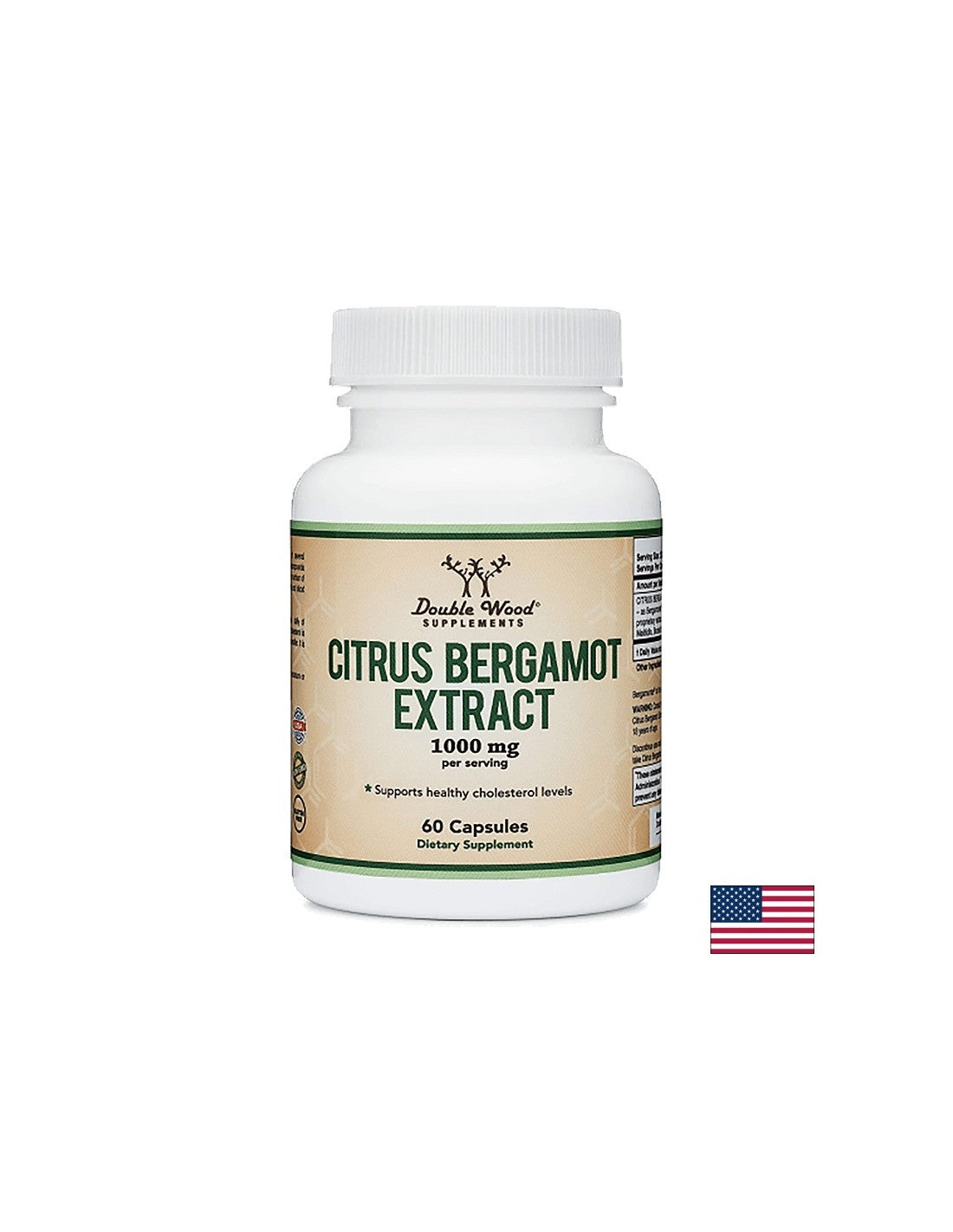 Citrus bergamot extract, 60 Double Wood capsules - Nutra Best Europe