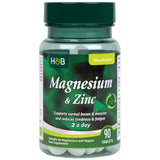 Magnesium & Zinc | 2-A-Day - 90 Tablets - Nutra Best Europe
