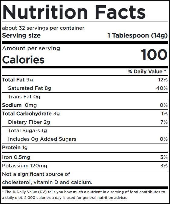 Certified Organic Coconut Butter 454 grams - Nutra Best Europe