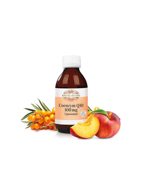 Coenzyme Q10 with high absorption - For a healthy heart, 150 ml (peach flavor) - Nutra Best Europe