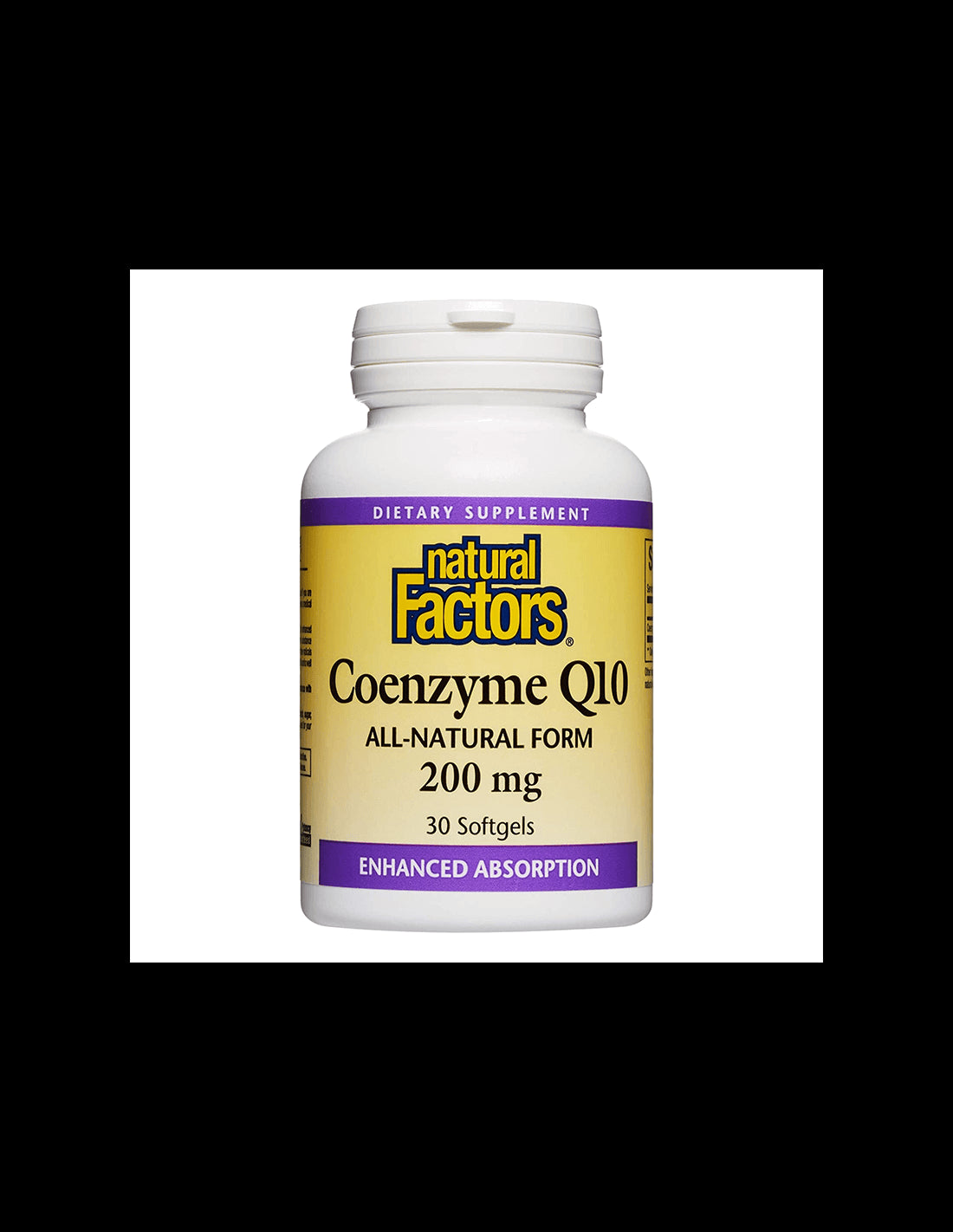 Coenzyme Q10 200 mg - 30 Gel capsules - Nutra Best Europe