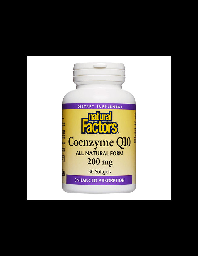 Coenzyme Q10 200 mg - 30 Gel capsules - Nutra Best Europe