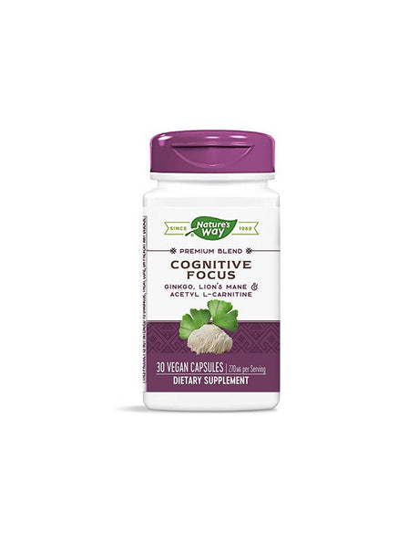 Cognitive Focus - Memory and thinking activity, 30 capsules Nature's Way - Nutra Best Europe