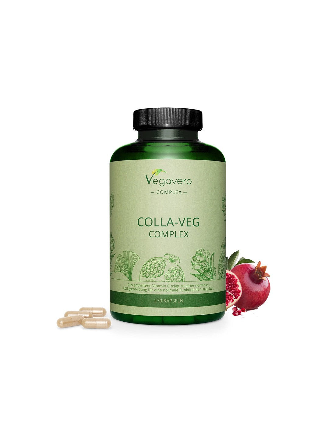 Colla-Veg Complex / Vegan Collagen Complex - Vegan Collagen Complex, 270 capsules - Nutra Best Europe