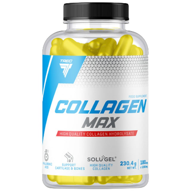 Collagen Max | Solugel® with Hyaluronic Acid & Vitamin C - 180 capsules - Nutra Best Europe