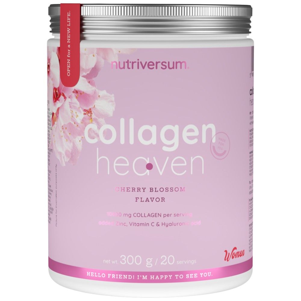 Collagen Heaven | added Zinc, Vitamin C and Hyaluronic Acid - 300 grams - Nutra Best Europe