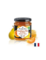 Organic apricot and pear jam with honey, 220 g - Nutra Best Europe