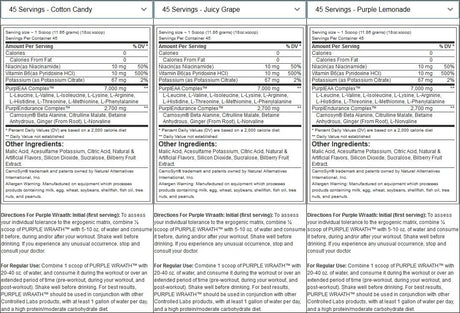 Purple Wrath - 542 grams - Nutra Best Europe