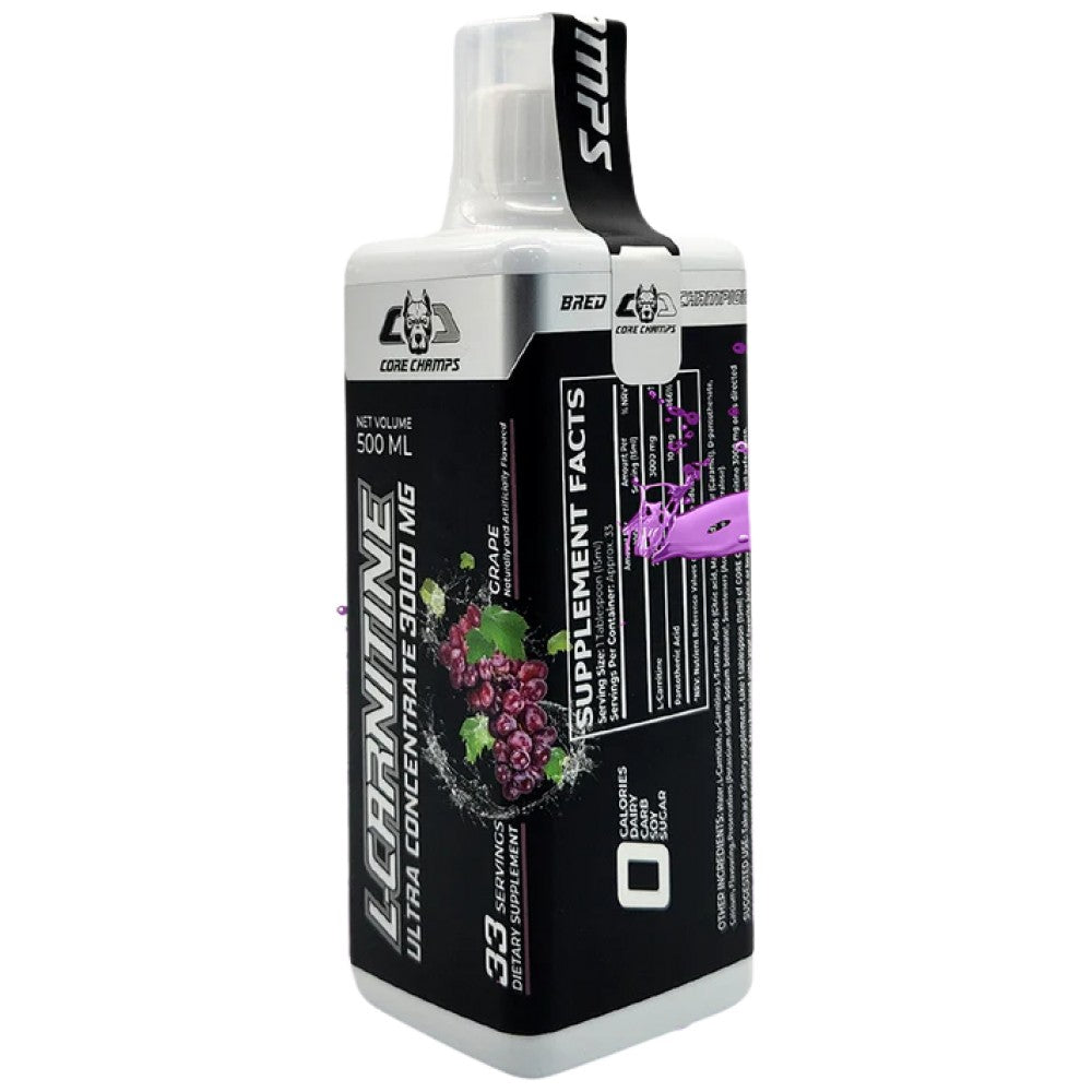 L-Carnitine Liquid 3000 mg - 500 ml - Nutra Best Europe