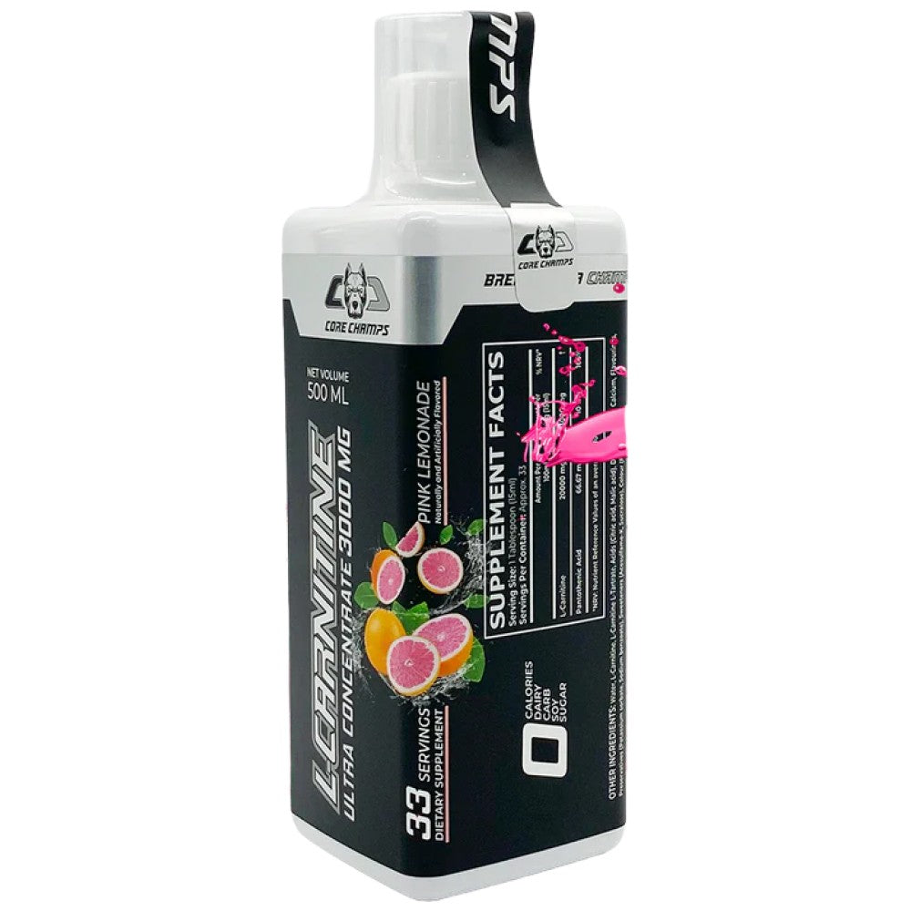 L-Carnitine Liquid 3000 mg - 500 ml - Nutra Best Europe