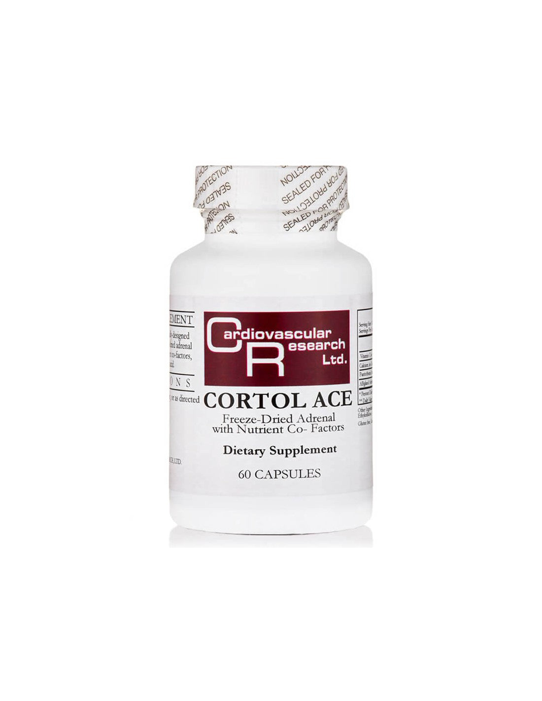 Adrenal Fatigue and Stress - Lyophilized Adrenal Gland with Nutritional Co-Factors, 60 Capsules - Nutra Best Europe