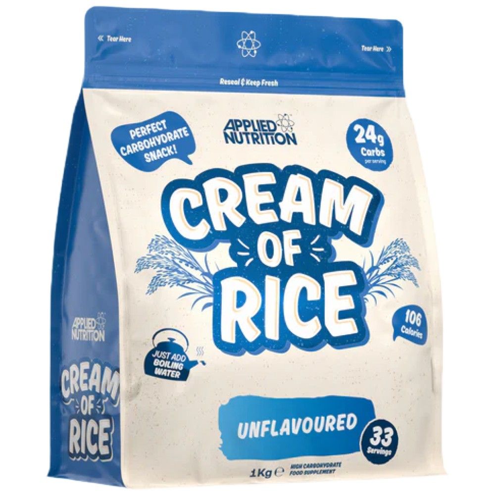 Cream of Rice | Easy Digesting & Great Tasting Complex Carbohydrates - 1000 grams - Nutra Best Europe