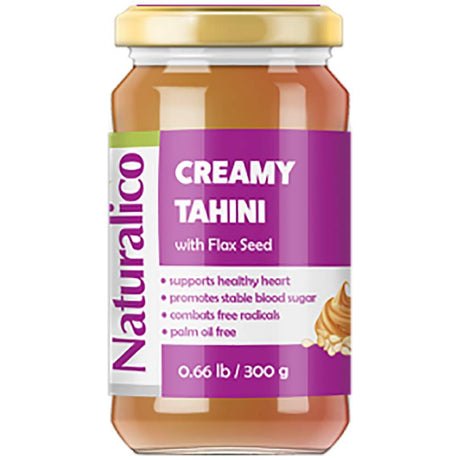 Creamy Tahini With Flax Seed 300 grams - Nutra Best Europe