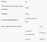 Creatine Muscle Max - 500 grams - Nutra Best Europe