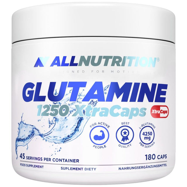 Glutamine 1250 XtraCaps - 180 capsules - Nutra Best Europe