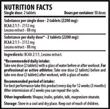 Spartan Force BCAA Leuzea 100 Tablets - Nutra Best Europe