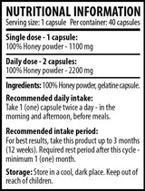 Honey Care 40 capsules - Nutra Best Europe