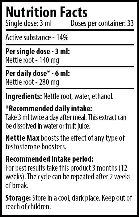 Nettle Max - 100 ml - Nutra Best Europe