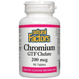 Chromium GTF Chelate 200 mcg 90 Tablets - Nutra Best Europe