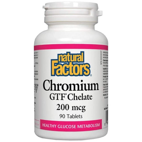 Chromium GTF Chelate 200 mcg 90 Tablets - Nutra Best Europe