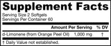 d-Limonene 500 mg 120 gél kapszula
