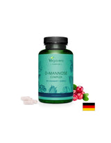 D-Mannose Complex mit Cranberry + Acerola/ D-mannose complex with cranberry and acerola, 120 capsules, 100% Vegan Vegavero - Nutra Best Europe