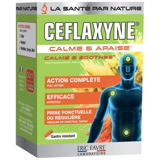 Ceflaxyne® | Natural Pain Killer - Calms & Soothes - 30 Tablets - Nutra Best Europe