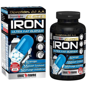 IRON | Ultra Fat Burner with Essential Amino Acids - 120 Gel capsules - Nutra Best Europe