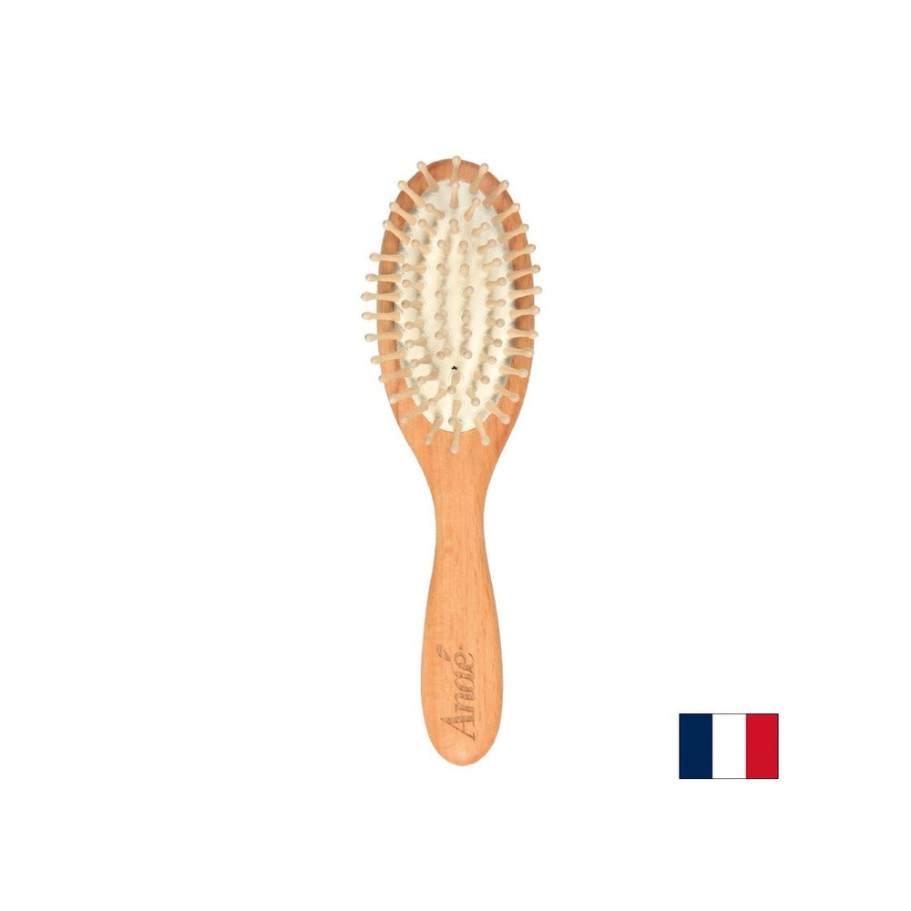 Wooden brush for all hair types, 18 cm - Nutra Best Europe
