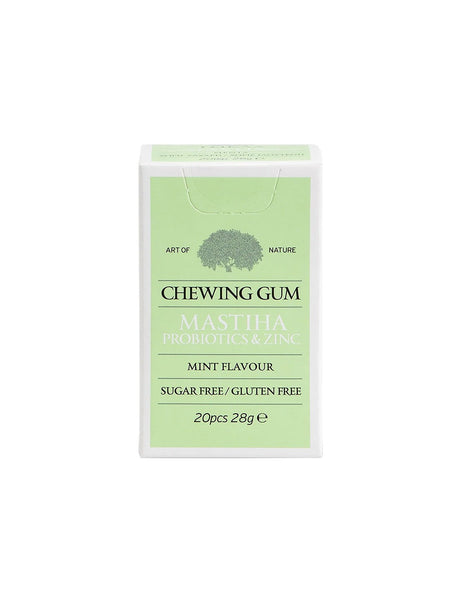 Chewing gum with Mastiha, probiotics and zinc with mint flavor, 20 Mastiha pieces - Nutra Best Europe