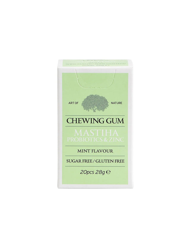 Chewing gum with Mastiha, probiotics and zinc with mint flavor, 20 Mastiha pieces - Nutra Best Europe