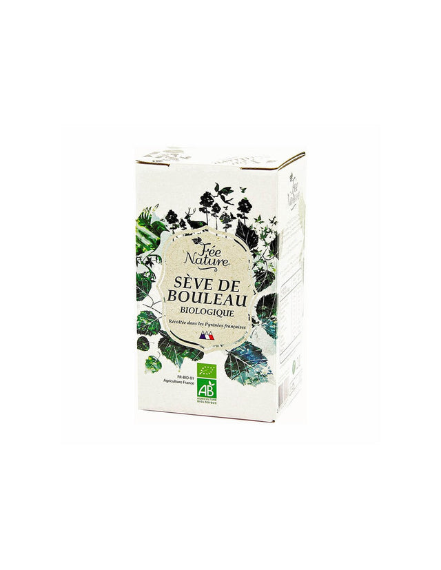 Organic birch juice from the Pyrenees - Detoxification, tone, strong immunity, 2 liters - Nutra Best Europe