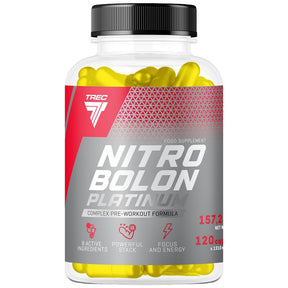 Nitrobolon Platinum Caps | Complete Pre-Workout Formula - 120 capsules - Nutra Best Europe