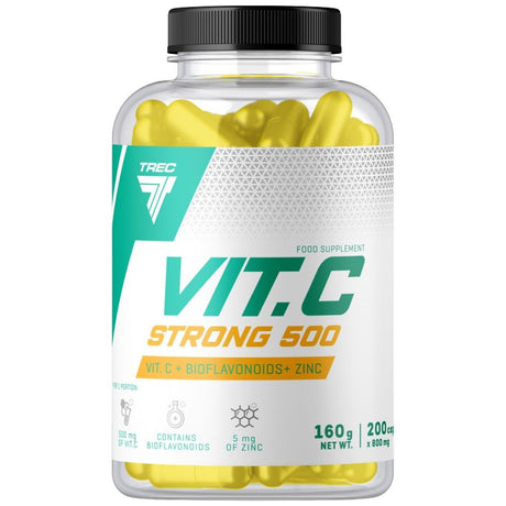 Vit.C Strong 500 | Vitamin C 500 mg - 200 capsules - Nutra Best Europe