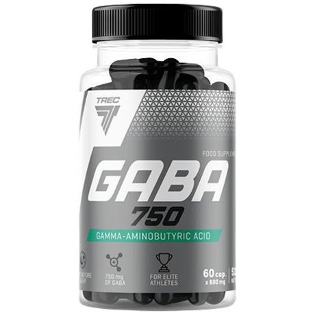 GABA 750 mg - 60 capsules - Nutra Best Europe