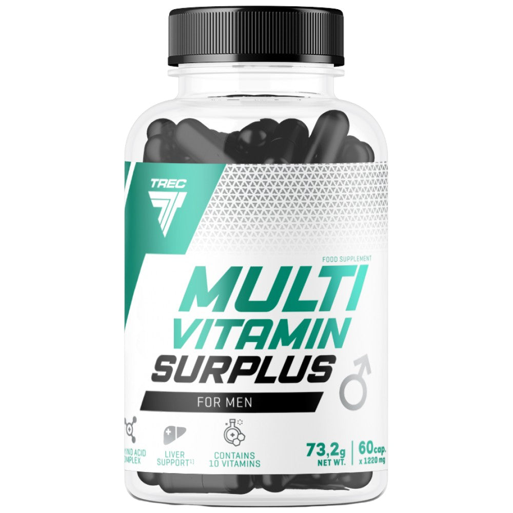 Multi-Vitamin Surplus for Men - 60 capsules - Nutra Best Europe