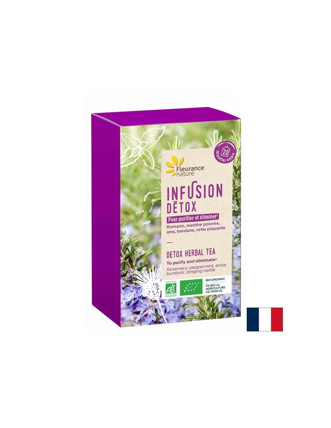 Detox tea, BIO, 20 filter bags - Nutra Best Europe