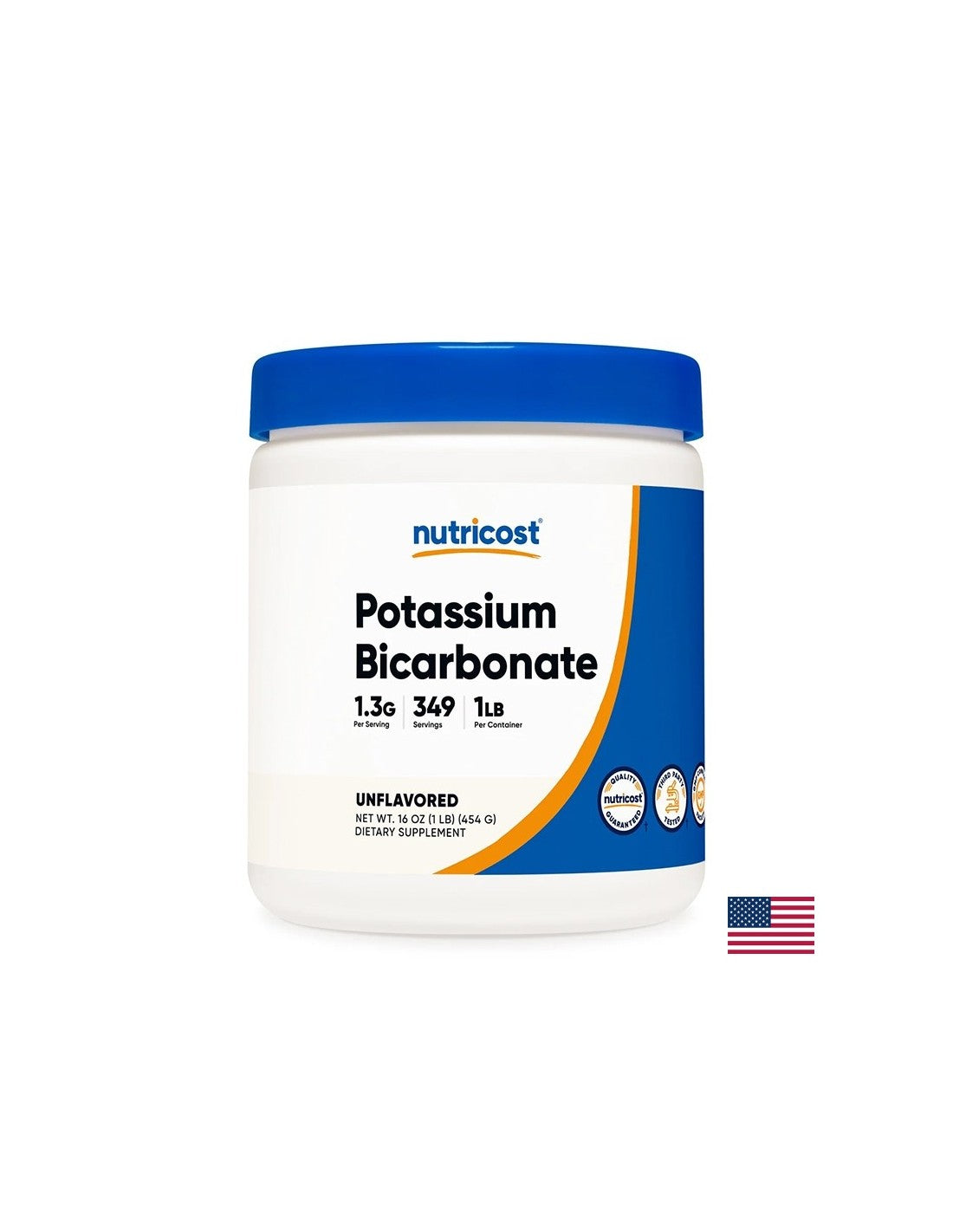 Detox, Cellular Metabolism - Potassium Bicarbonate, 454 g powder - Nutra Best Europe