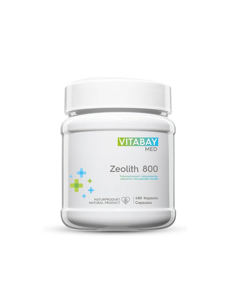 Detoxification and strong immunity - Zeolite, 800 mg x 480 capsules - Nutra Best Europe