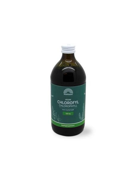Detoxification - Chlorophyll, 100 mg x 500 ml, mint flavored - Nutra Best Europe
