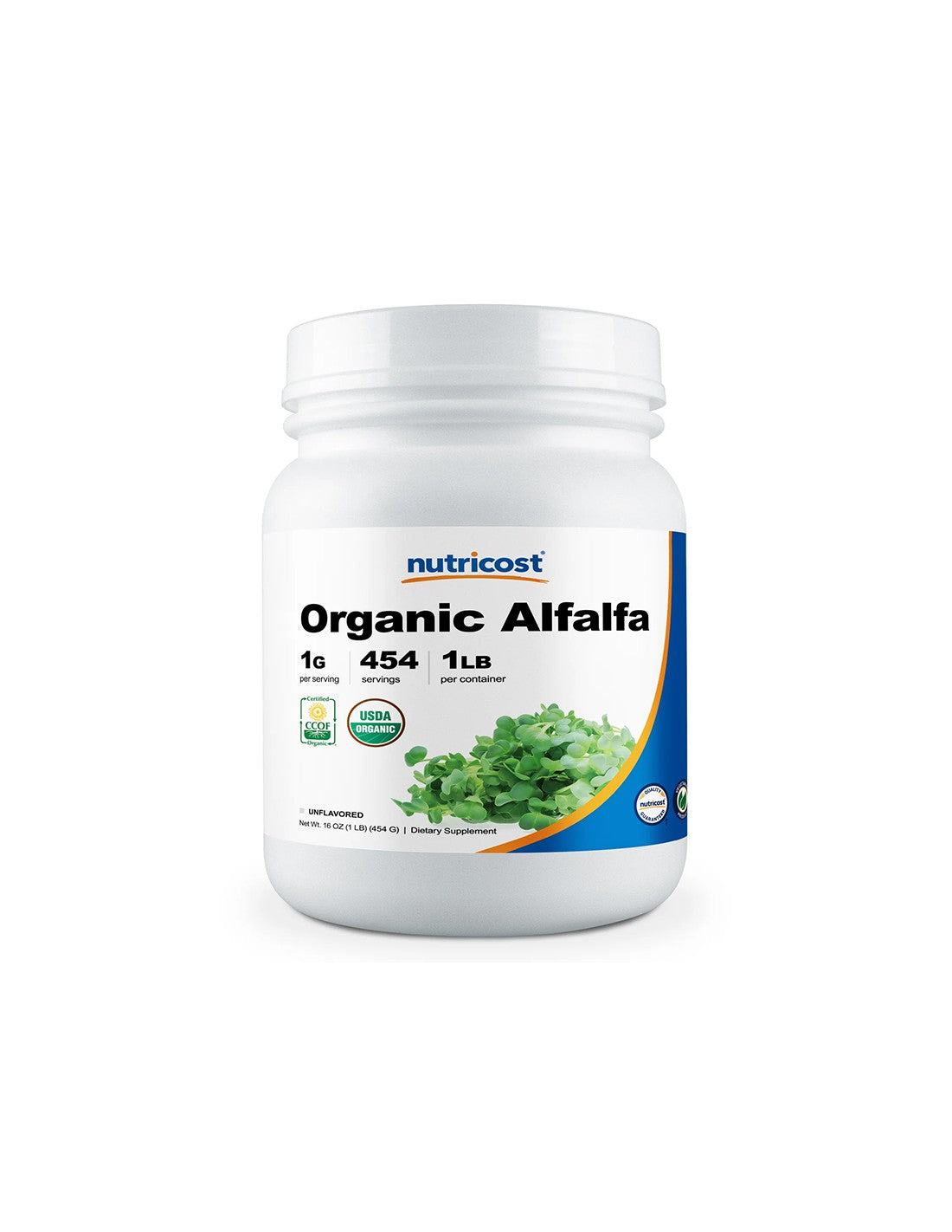 Detoxification, women's health - Alfalfa (organic), 454 g powder - Nutra Best Europe
