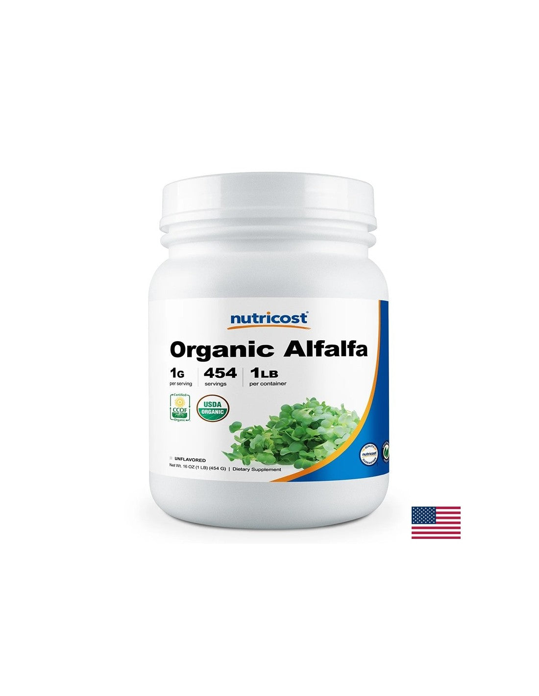 Detoxification, women's health - Alfalfa (organic), 454 g powder - Nutra Best Europe