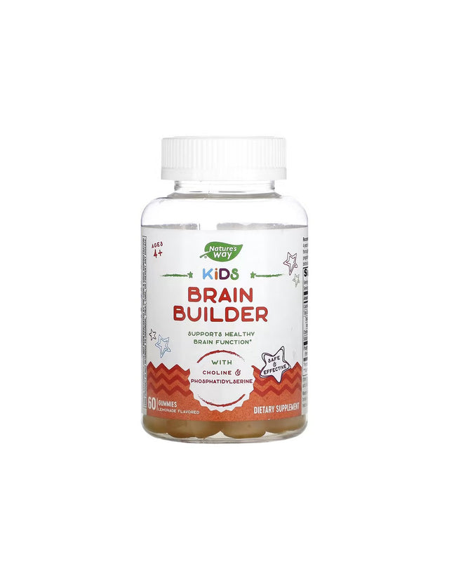 Children's formula for stimulating brain activity - Kids Brain Builder, 60 gel tablets - Nutra Best Europe