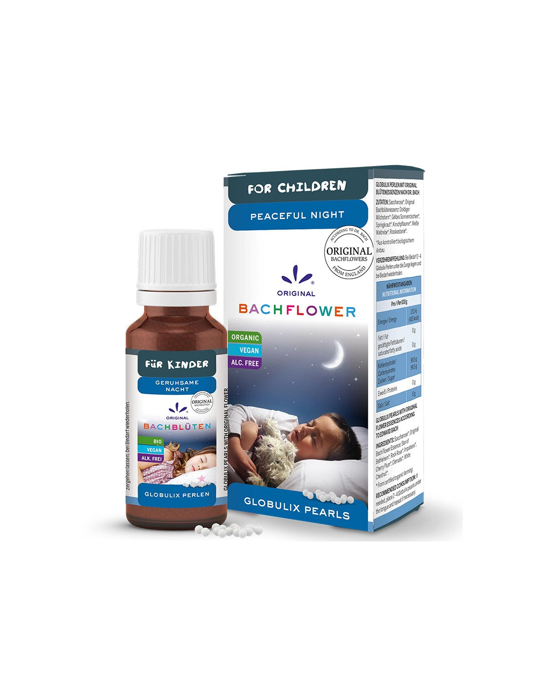 Peaceful sleep in children - Flower essences of Dr. Bach, Pearls, 20 g - Nutra Best Europe