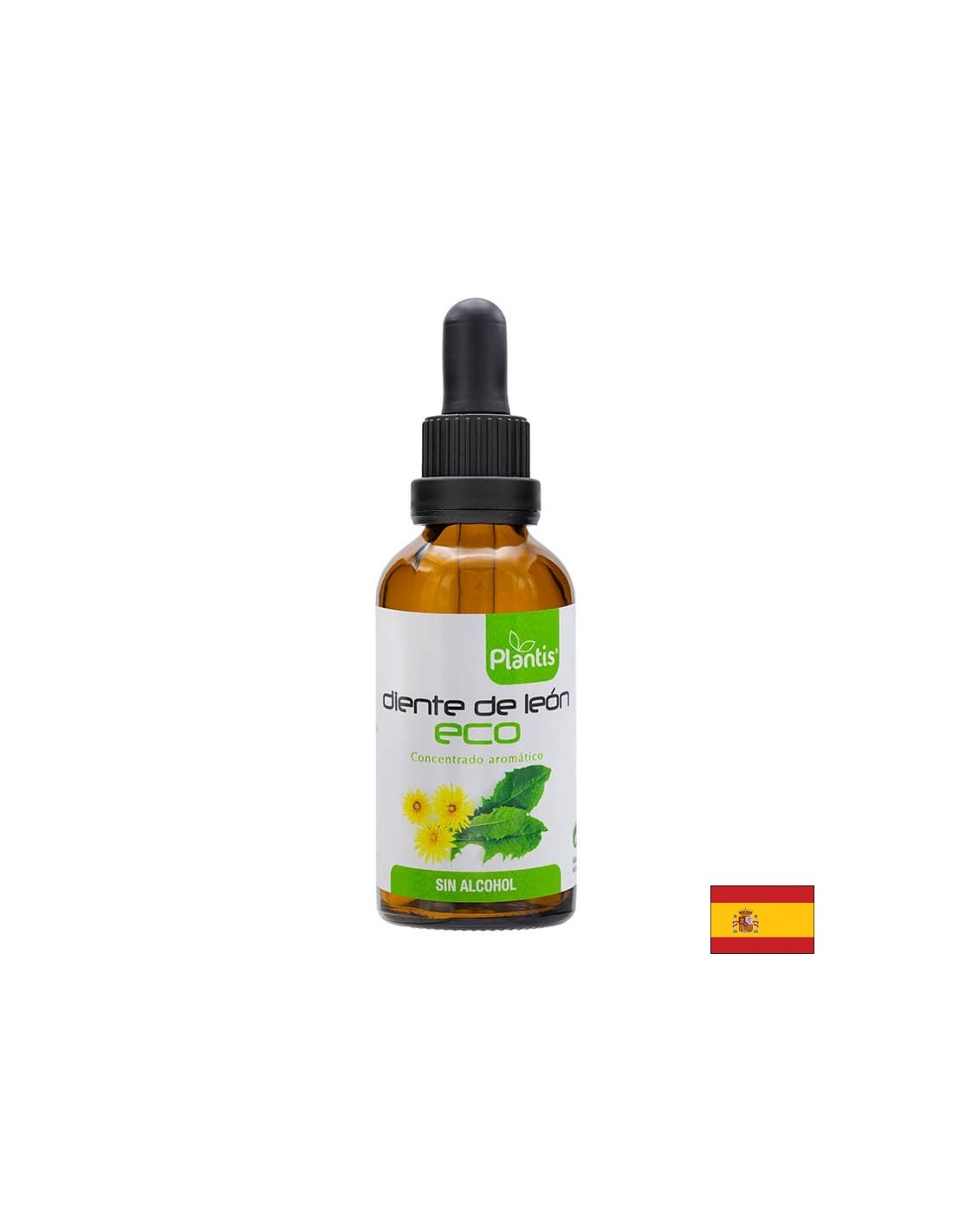 Dandelion - diuretic and hepatoprotective - Diente de Leon Eco Plantis®, Tincture without alcohol, 50 ml - Nutra Best Europe