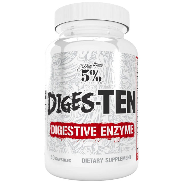 Diges-TEN | Digestive Enzymes - 60 capsules - Nutra Best Europe